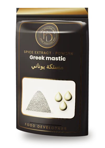 Greek mastic spice extract powder package by Food Developers