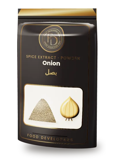 Onion spice extract powder package by Food Developers