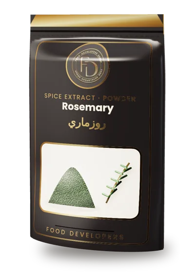Rosemary spice extract powder package by Food Developers