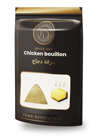 Chicken bouillon spice mix package by Food Developers