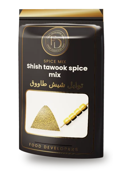 Shish tawook spice mix package by Food Developers
