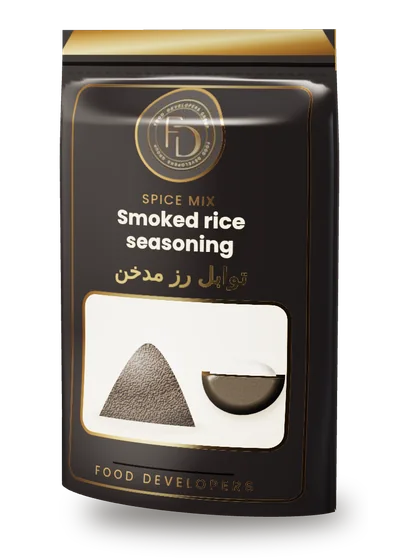 Smoked rice seasoning spice mix package by Food Developers