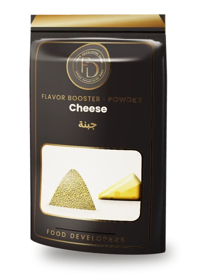 Cheese powder flavor booster package by Food Developers