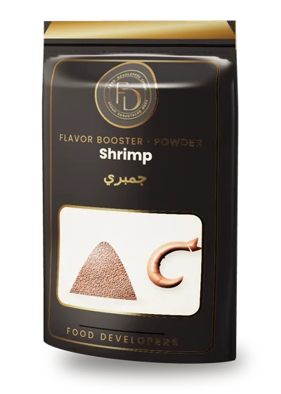 Shrimp powder flavor booster package by Food Developers
