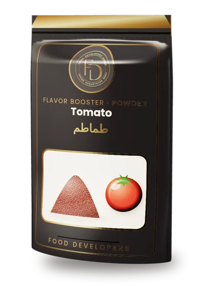 Tomato powder flavor booster package by Food Developers